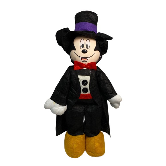 Mickey Mouse Halloween vampire dracula standing plush Door Greeter decor 22” - Picture 1 of 11